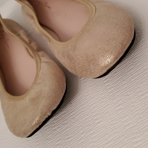 Ruby & Bloom sparkly gold ballet Flats - Picture 2 of 12